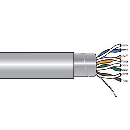 Produktfoto 1 von Alpha Wire 6083C Steuerkabel, 3-adrig x 0,25 mm² Grau, 500ft, 24 AWG