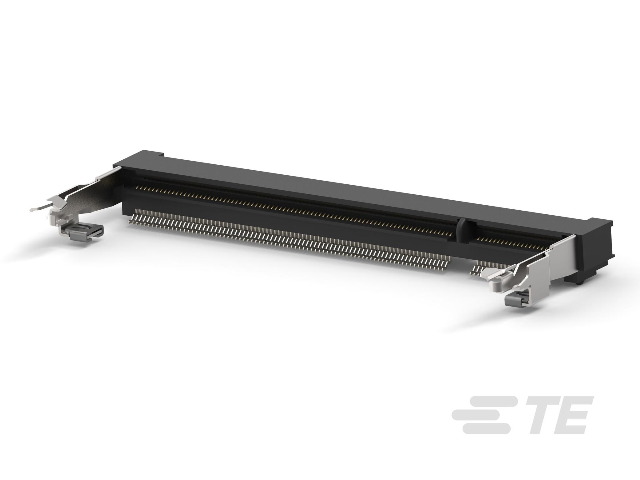 Produktfoto 1 von TE Connectivity Serie DDR2 SO DIMM Kantensteckverbinder, 0.6mm, 200-polig, 2-reihig, gewinkelt, Buchse, PCB