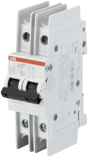 ABB SU200M Leitungsschutzschalter Typ K, 2-polig 5A System Pro M Compact DIN-Schienen-Montage