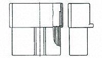 Produktfoto 1 von TE Connectivity Multi-Interlock Mark II Steckverbindergehäuse Buchse, 9-polig / 2-reihig Gerade für Freiverdrahteter