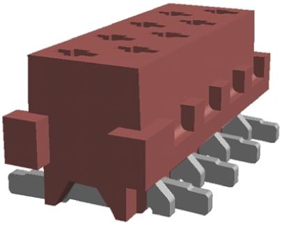 Produktfoto 1 von TE Connectivity Micro-MaTch Leiterplattenbuchse Gerade 8-polig / 2-reihig, Raster 2.54mm