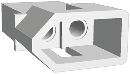 Produktfoto 1 von TE Connectivity .093 Commercial Steckverbindergehäuse Stecker 6.3mm, 2-polig / 1-reihig Gerade für