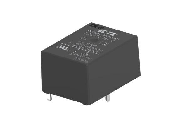 TE Connectivity  Monostabiles Relais, Printrelais 1-poliger Wechsler 20A 12V dc Spule