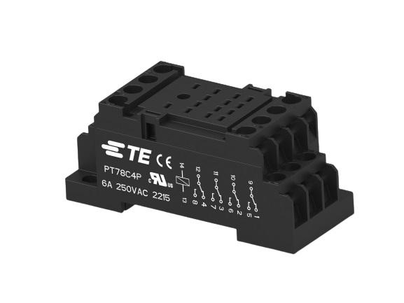 TE Connectivity Relaissockel zur Verwendung mit Relais 2071566, 14 -Kontakt , DIN-Schienen, 230V