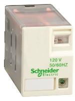 Produktfoto 1 von Schneider Electric  Monostabiles Relais, Steckrelais 4-poliger Wechsler 8A 110V dc Spule / 900mW