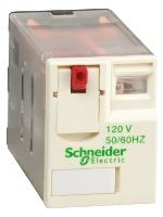 Produktfoto 1 von Schneider Electric Harmony Relay RXM  Monostabiles Relais, Steckrelais 4-poliger Wechsler 3A 120V ac Spule / 1.2W