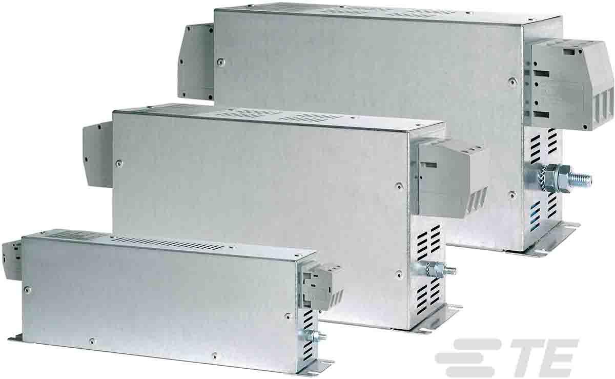 TE Connectivity Corcom BCF Netzfilter, 480 V ac, 30A, Flanschmontage, Anschlussblock, 3-phasig / 50Hz