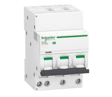 Schneider Electric Acti9 iDT40N XA Leitungsschutzschalter Typ C, Pol 3P+N 20A 400V Acti 9 DIN-Schienen-Montage