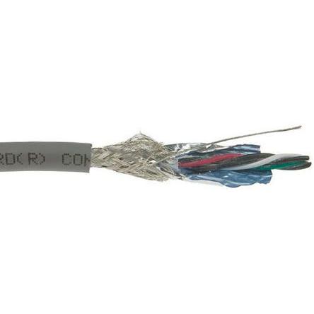 Produktfoto 1 von Alpha Wire XTRA-GUARD FLEX Datenkabel, 3-paarig 0,2 mm² Ø 6.91mm SF/UTP Schirmung PVC isoliert Twisted Pair Schwarz