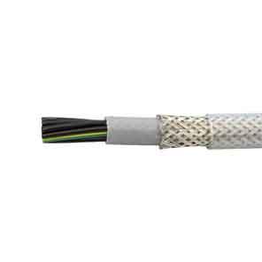 Alpha Wire CY Steuerkabel, 4-adrig x 1,5 mm² Grau, 50m, Kupfergeflecht verzinnt