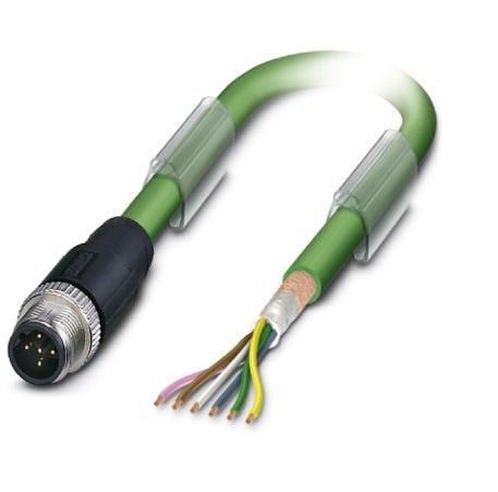 Produktfoto 1 von Phoenix Contact Buskabel 2-adrig Stecker gerade, Länge 10m