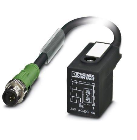 Produktfoto 1 von Phoenix Contact konfektioniertes Sensorkabel 3-adrig Stecker gerade / DIN 43650 Form-BI, Länge 1.5m