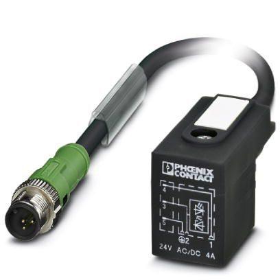 Produktfoto 1 von Phoenix Contact SAC konfektioniertes Sensorkabel Stecker gerade / DIN 43650 Form-BI, Länge 3m