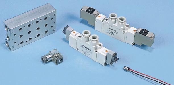 SMC SY5000 Pneumatik-Magnetventil 24V dc, Pneumatisch/Pneumatisch-betätigt