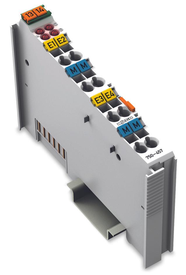 Wago 750 Analoges Eingangsmodul Spannung IN Digital OUT, 3,937 x 0,472 x 2,748 Zoll