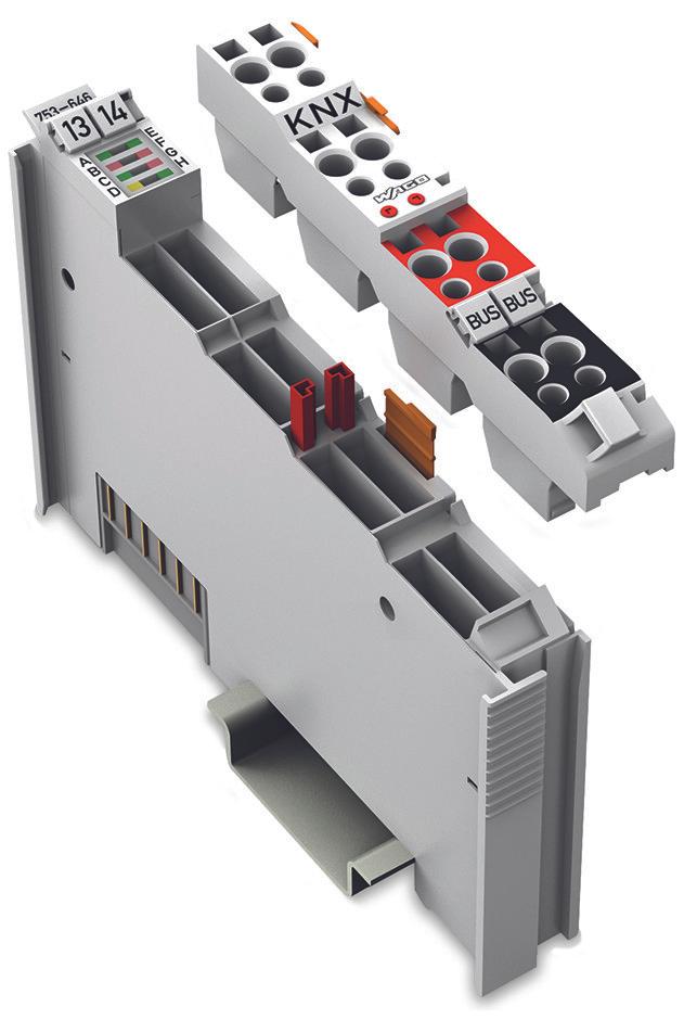 Wago 753 für KNX/TP1 Netzwerk, 3,937 x 0,472 x 2,717 Zoll