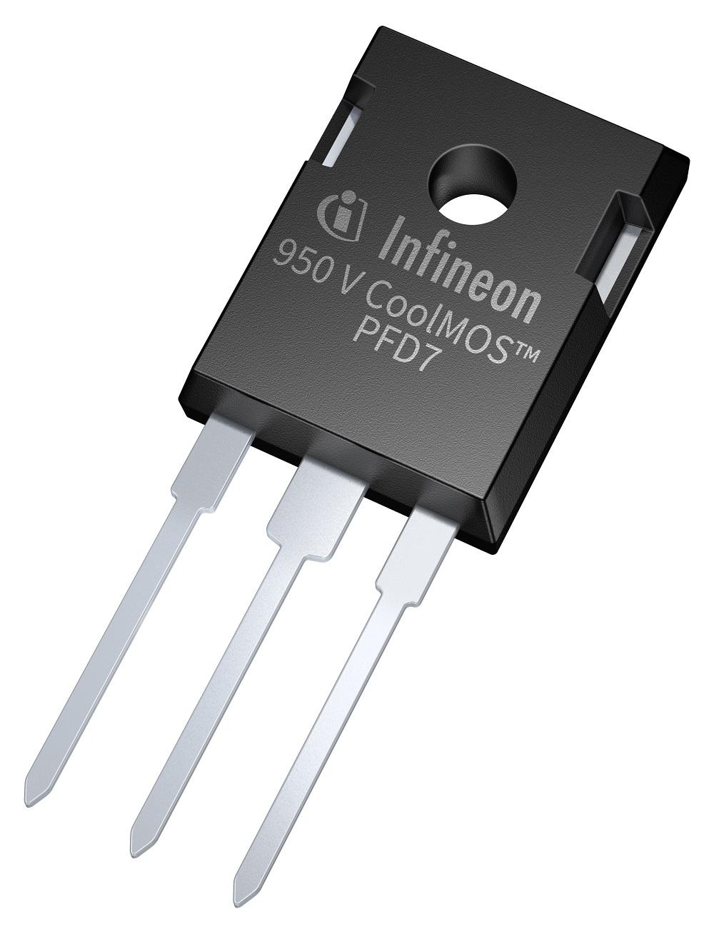 Produktfoto 1 von Infineon IPW95R060PFD7XKSA1 N-Kanal MOSFET 950 V / 74,7 A, 3-Pin TO-247