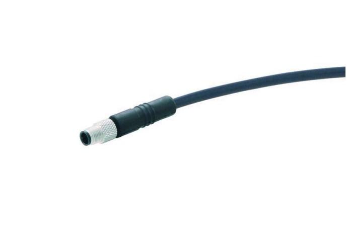 Produktfoto 1 von HARTING Circular Connectors M5 Kabel 4-adrig, Stecker gerade, Länge 2m