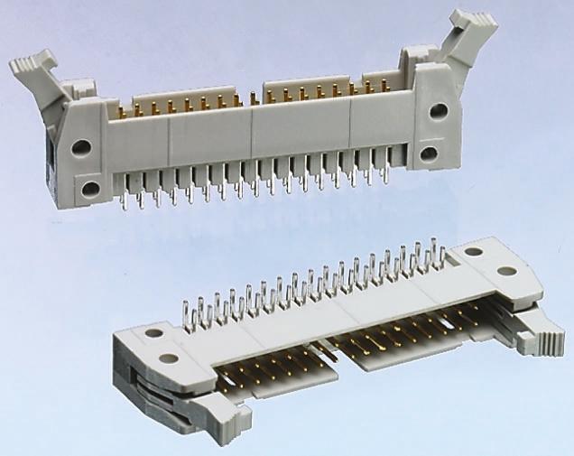 Harting SEK 19 Leiterplatten-Stiftleiste gewinkelt, 50-polig / 2-reihig, Raster 2.54mm, Kabel-Platine,