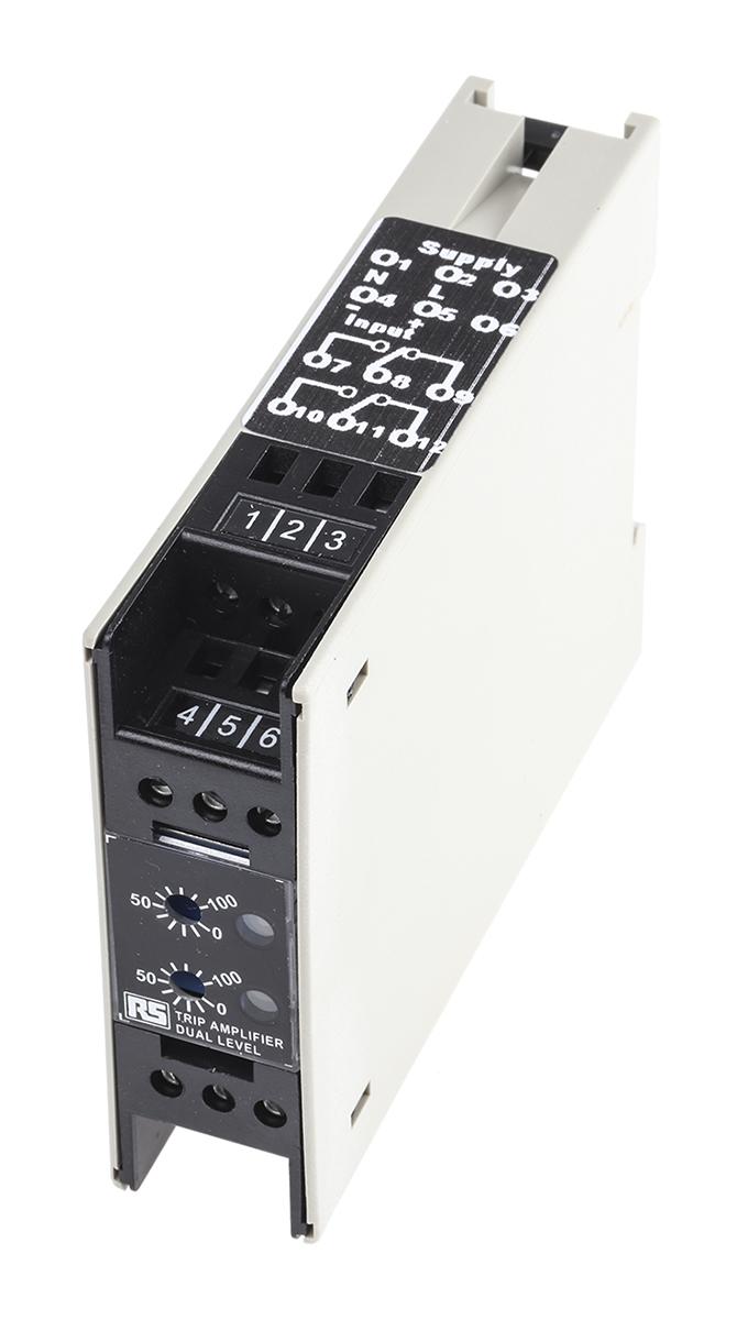 Produktfoto 1 von RS PRO Signalwandler, Auslöserverstärker 115V ac, Strom, Spannung 0 → 10 mA, -250 → +250V dc EIN / Strom