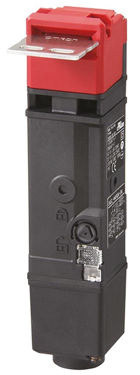 Omron D4SL-N Magnet-Verriegelungsschalter, Entriegelt bei Spannung, 24V dc, , Schließer/2 Öffner