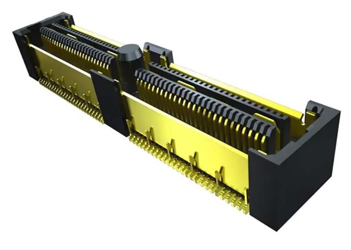 Produktfoto 1 von Samtec QFS Leiterplattenbuchse Gerade 104-polig / 2-reihig, Raster 0.635mm