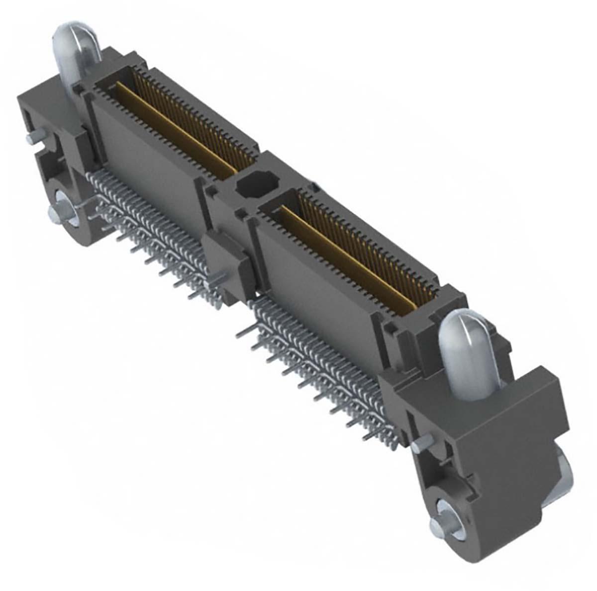 Produktfoto 1 von Samtec QMS Leiterplatten-Stiftleiste gewinkelt, 104-polig / 1-reihig, Raster 0.635mm, Ummantelt