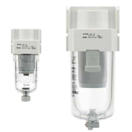 Produktfoto 1 von SMC Ölabscheider AFD 120 l/min 0.7MPa, G1/8, 0.01μm G