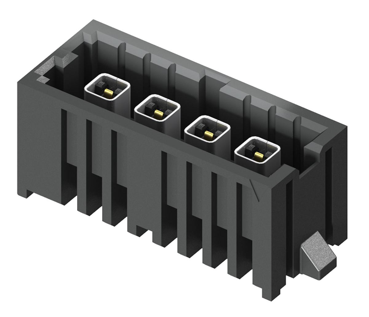 Produktfoto 1 von Samtec IP5 Leiterplatten-Stiftleiste Gerade, 1-polig / 1-reihig, Raster 4.0mm, Platine-Platine, Lötanschluss-Anschluss,