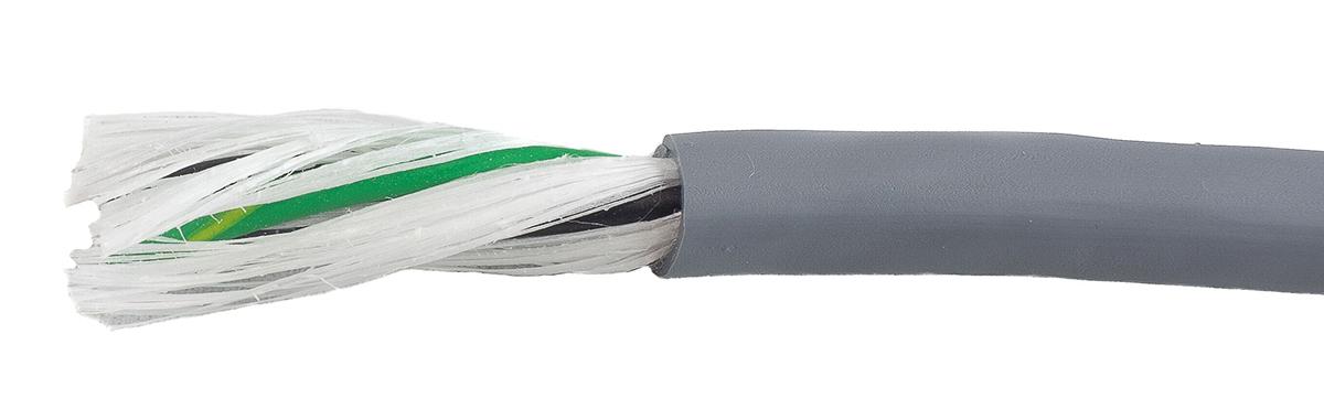 Produktfoto 1 von Alpha Wire EcoFlex PUR ECO Steuerkabel, 3-adrig x 5,27 mm² Grau, 30m, 10 AWG ungeschirmt