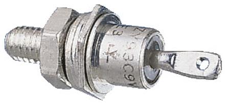 Produktfoto 1 von Vishay Schraub Diode Kathoden-Bolzen, 1000V / 85A, 2-Pin DO-203AB