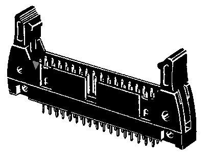 Produktfoto 1 von Omron XG4A Steckverbinder Stecker, 34-polig / 2-reihig, Raster 22.86mm