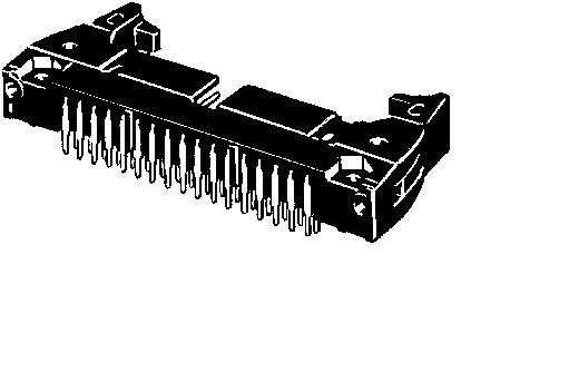 Produktfoto 1 von Omron XG4A Steckverbinder Stecker, 20-polig / 2-reihig, Raster 22.86mm