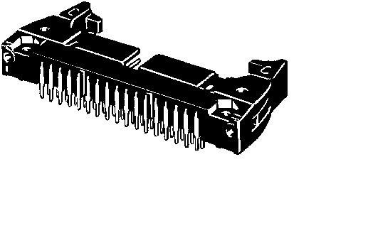 Produktfoto 1 von Omron XG4A Steckverbinder Stecker, 14-polig / 2-reihig, Raster 22.86mm