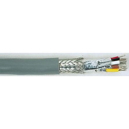 Produktfoto 1 von Alpha Wire MEC COAXIAL Ethernetkabel Cat.5, 30m, Grau Verlegekabel SF/FTP, Aussen ø 10.19mm, PVC