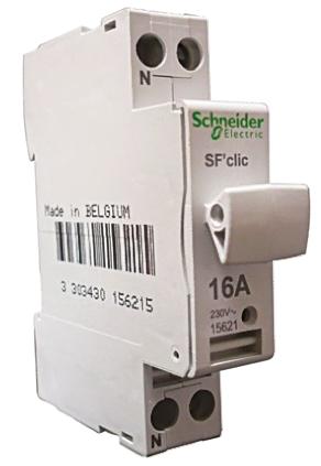 Schneider Electric MCB Leitungsschutzschalter, 1-polig 10A Resi9 DIN-Schienen-Montage