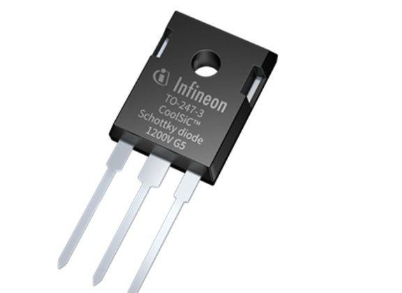 Produktfoto 1 von Infineon SMD SiC-Schottky Diode, 1200V / 20A, 3-Pin TO-247