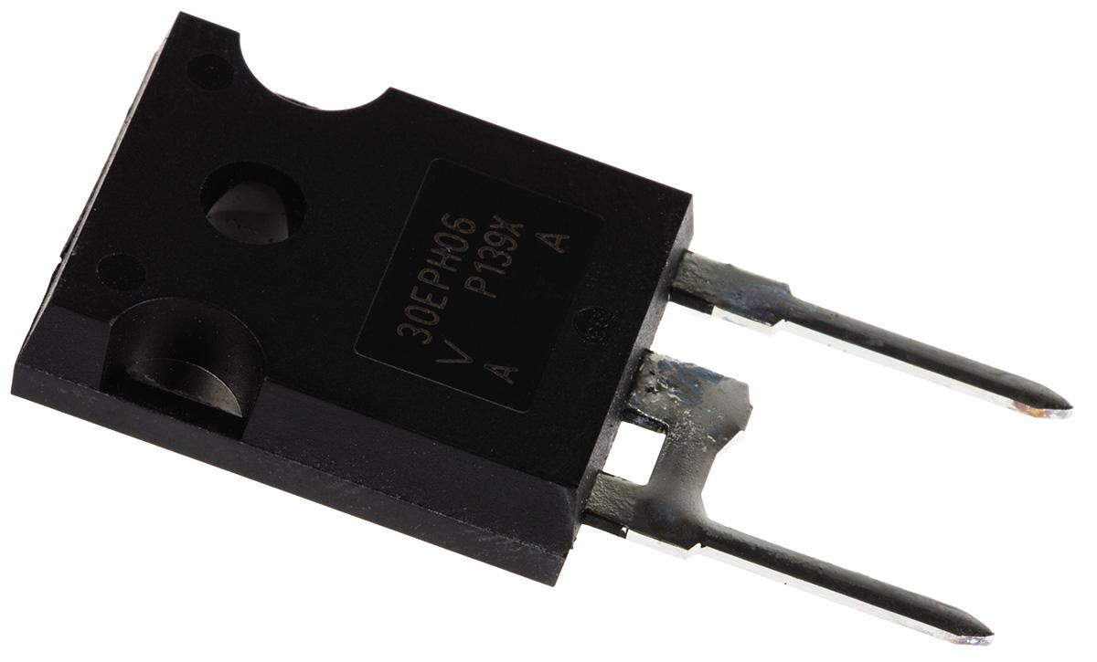 Produktfoto 1 von Vishay THT Diode, 600V / 30A, 2-Pin TO-247AC