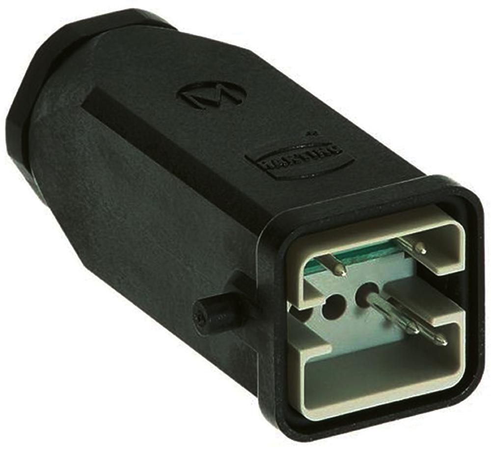 HARTING HAN Brid Industrie-Steckverbinder Kontakteinsatz, 6-polig 10A Stecker, für Geschirmtes Twisted-Pair-Kabel