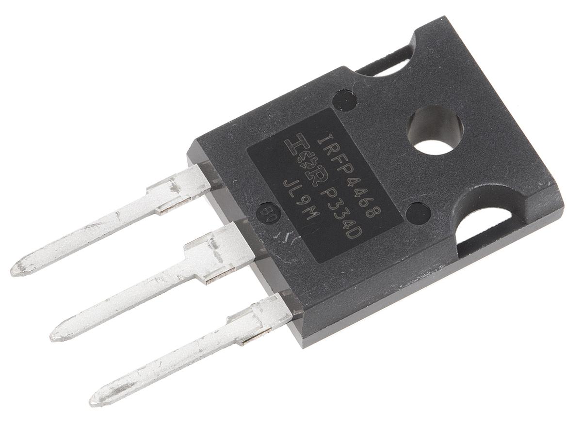 Produktfoto 1 von Infineon HEXFET IRFP4468PBF N-Kanal, THT MOSFET 100 V / 290 A 520 W, 3-Pin TO-247AC