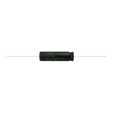 Vishay TVA, THT Aluminium-Elektrolyt Kondensator 25μF / 50V dc, Ø 6.35mm x 17.45mm, +85°C