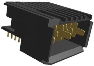 TE Connectivity Z-PACK Backplane-Steckverbinder, 7-polig, 1-reihig, Presspassung-Anschluss, 16A, Durchsteckmontage