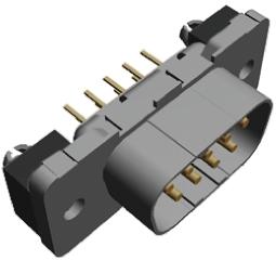 TE Connectivity Amplimite HDP-20 Sub-D Steckverbinder Stecker , 9-polig / Raster 2.74mm, Durchsteckmontage  Lötanschluss