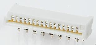 Produktfoto 1 von TE Connectivity FPC, SMD FPC-Steckverbinder, Buchse, 18-polig / 1-reihig, Raster 1mm Lötanschluss