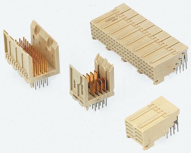 Produktfoto 1 von TE Connectivity Z-PACK Backplane-Steckverbinder Stecker Futurebus+, 24-polig, 4-reihig, Press-In-Anschluss,