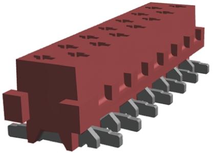 Produktfoto 1 von TE Connectivity Micro-MaTch Leiterplattenbuchse Gerade 14-polig / 2-reihig, Raster 2.54mm