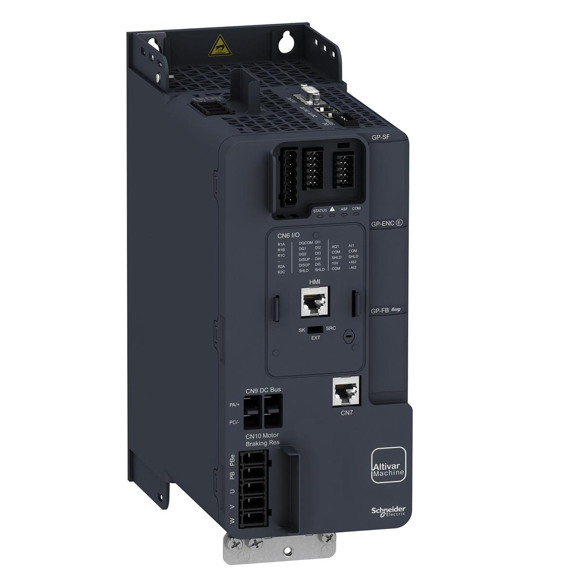 Produktfoto 1 von Schneider Electric ATV340, 3-Phasen Frequenzumrichter 5,5 kW, 380 → 480 V ac / 11,6 A, 12,2 A, 15,3 A, 16 A, 20