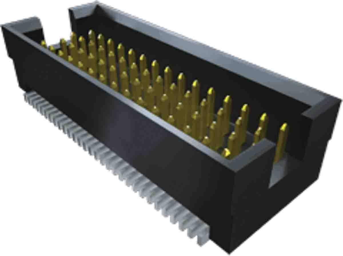 Samtec TOLC Leiterplatten-Stiftleiste Gerade, 40-polig / 4-reihig, Raster 1.27mm, Ummantelt