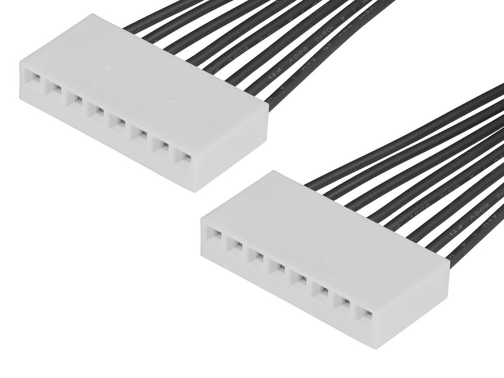 Produktfoto 1 von Molex KK 369 Konfektioniertes Kabel 219665 KK 396 / offenes Ende Buchse Raster 3.96mm, 150mm