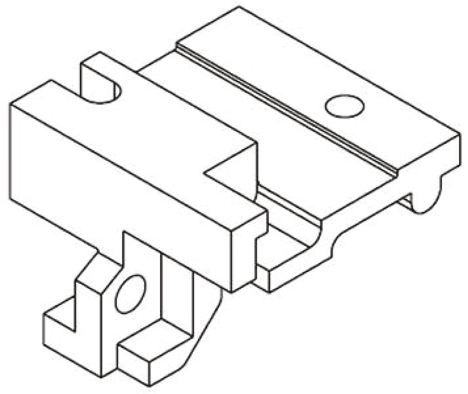 HARTING 09 06 Halterung für DIN 41612-Steckverbinder